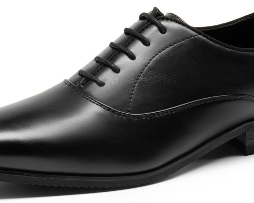 Mens Dress Shoes Bussiness Formal Oxfords  Lace Up Soft Plain-Toe