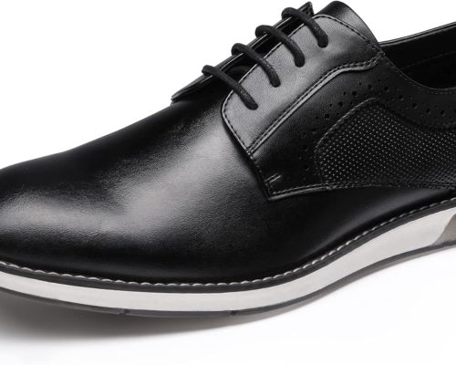 Men's Plain Toe Oxford Shoes Business Formal Derby Dress Sneakers